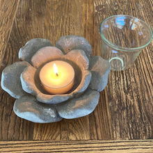 Load image into Gallery viewer, Cement Succulent Tea Light Holder.