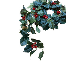 Load image into Gallery viewer, Faux Holly Berry Garland.180cm
