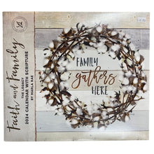 Load image into Gallery viewer, &quot;Faith, Love &amp; Family&quot; Scripture&quot; Legacy USA 2024 Calendar
