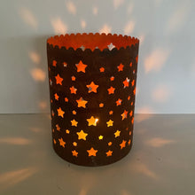 Load image into Gallery viewer, Rustic Star Metal Tea Light Holders