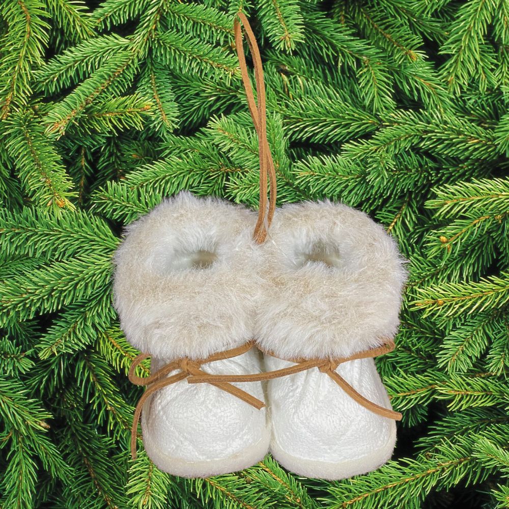 Baby Boots Hanging Ornament