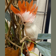 Load image into Gallery viewer, Australian Cockatoo Sitting ,Hanging Ornament.

