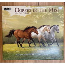 Load image into Gallery viewer, &quot;Horses In The Mist&quot; Lang USA 2024 Calendar
