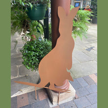 Load image into Gallery viewer, Kangaroo Garden Stake Decor
