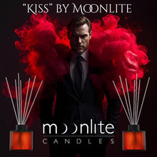 Load image into Gallery viewer, "Kiss" by Moonlite - Reed Diffuser Refill Fragrance 300ml Bottle + Set of Reeds