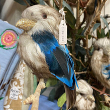 Load image into Gallery viewer, Australian Kookaburra Faux Bird Decoration Small
