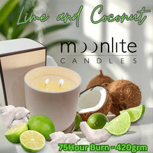 Load image into Gallery viewer, Lime & Coconut - Soy Jar Candles