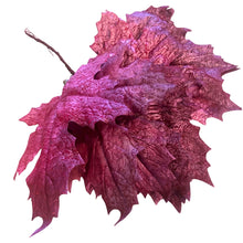 Load image into Gallery viewer, Maple Leaf. Pack 12 DIY Artificial Pink Burgundy.