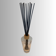 Load image into Gallery viewer, Reed Diffuser Glass Bottle with Bamboo Collar. Tapered 200ml.
