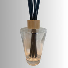 Load image into Gallery viewer, Reed Diffuser Glass Bottle with Bamboo Collar. Tapered 200ml.