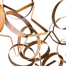 Load image into Gallery viewer, Rustic Metal Star Circle Garland 180cm