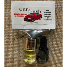 Load image into Gallery viewer, Lemongrass & Ginger - Fragrant Car Diffuser
