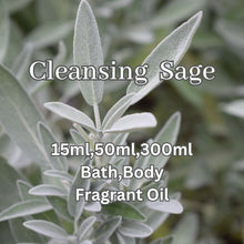 Load image into Gallery viewer, Cleansing Sage - Fragrant Oil. Candles, body, bath.