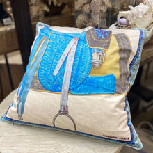 Load image into Gallery viewer, 45cm Equine Velvet Cushion with Feather Insert. 3 Styles
