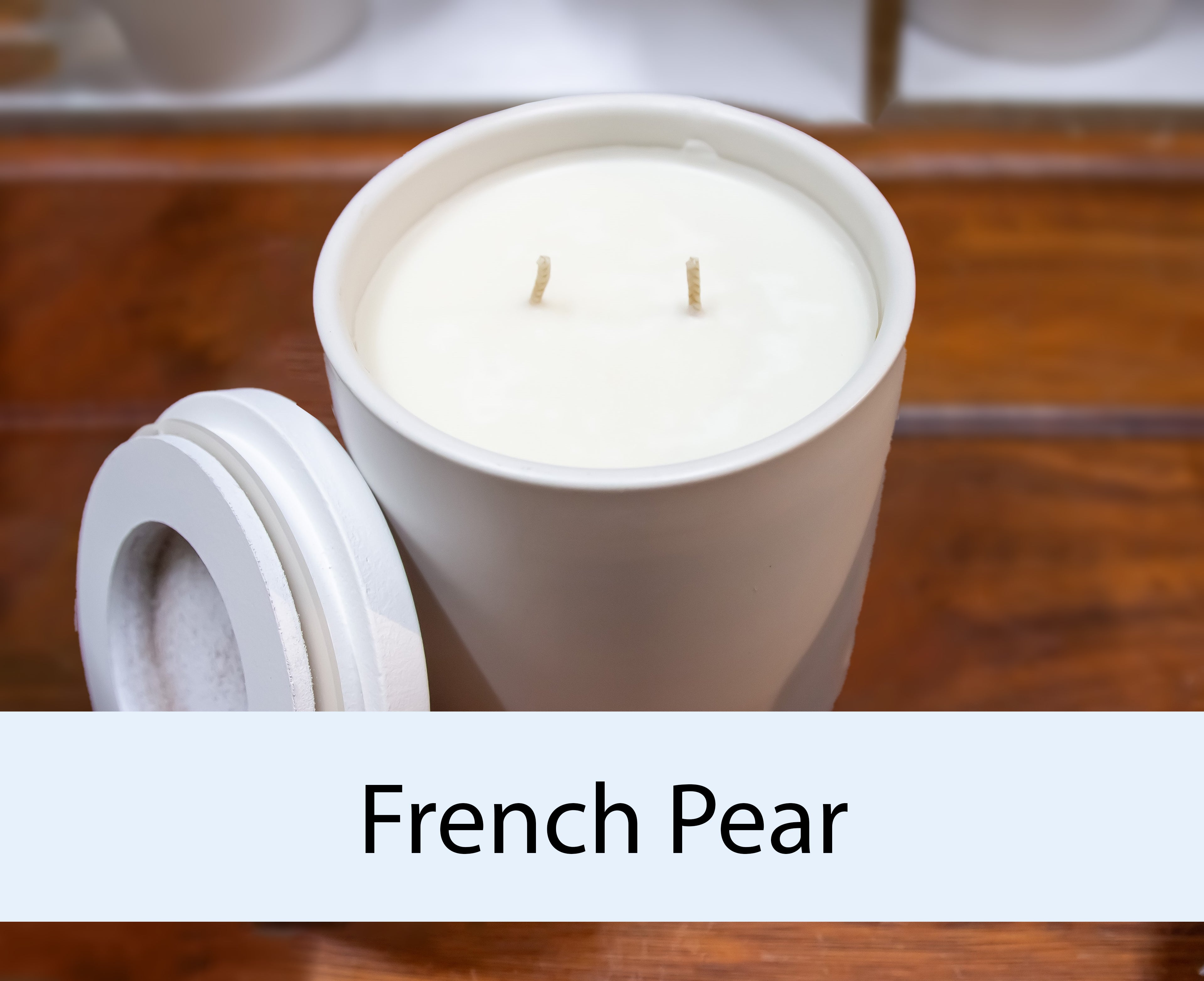 French Pear Soy Jar Candles Moonlite Candles