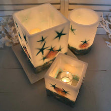 Load image into Gallery viewer, Hamptons Beach House Aqua - Wax Lanterns
