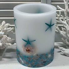 Load image into Gallery viewer, Hamptons Beach House Aqua - Wax Lanterns