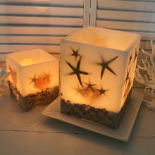 Load image into Gallery viewer, Hamptons Beach House White Sands - Wax Lanterns
