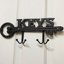 Load image into Gallery viewer, Key Hook. Antique Style. Cast Iron
