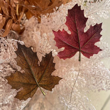 Load image into Gallery viewer, Faux Maple Leaf. Pink or Moccha. Pack 12 Leaves.DIY

