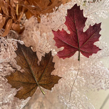 Load image into Gallery viewer, Faux Maple Leaf. Pink or Moccha. Pack 12 Leaves.DIY