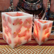 Load image into Gallery viewer, Pink Frangipani - Island Paradise Wax Lanterns