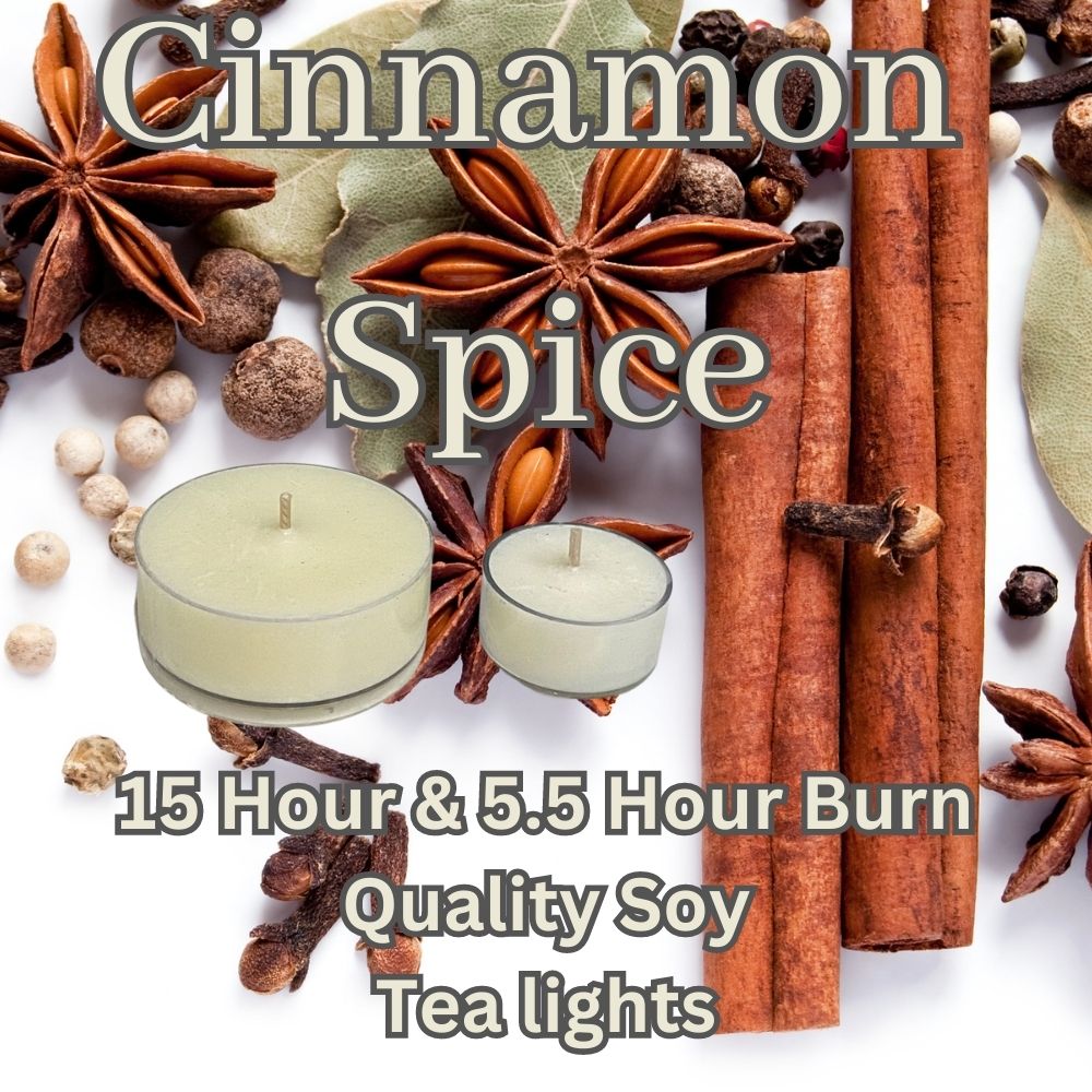 Cinnamon Spice - Superior Soy Tea Lights