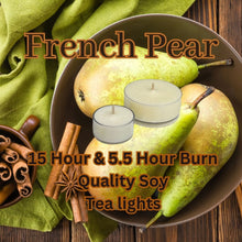 Load image into Gallery viewer, French Pear - Superior Soy Tea Lights