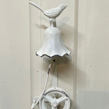 Load image into Gallery viewer, Door Bell. White Bird. Hampton. Cast Iron.
