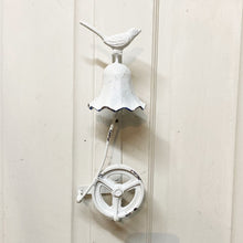 Load image into Gallery viewer, Door Bell. White Bird. Hampton. Cast Iron.
