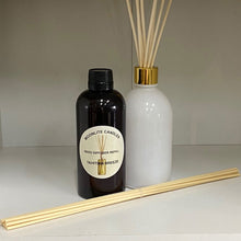 Load image into Gallery viewer, Tahitian Breeze - Reed Diffuser Refill Fragrance 300ml Bottle + Set of Reeds
