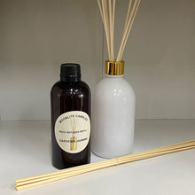 Load image into Gallery viewer, Gardenia Jasmine - Reed Diffuser Refill Fragrance 300ml Bottle + Set of Reeds
