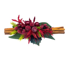 Load image into Gallery viewer, Cinnamon Sticks. Christmas Berries Thin Bundle.Fragrance Infused. 21cm
