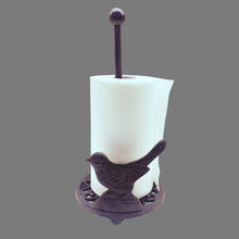 Load image into Gallery viewer, Bird Paper Towel Holder. Cast Iron.
