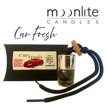 Load image into Gallery viewer, Caramel, Apple &amp; Walnut Crumble - Fragrant Car Diffuser -Refillable- Diffuser/ Refill Bottle /Set.
