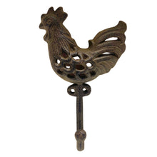 Load image into Gallery viewer, Chicken. Cast Iron Wall Hook
