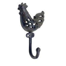 Load image into Gallery viewer, Chicken. Cast Iron Wall Hook
