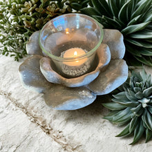 Load image into Gallery viewer, Cement Succulent Tea Light Holder.
