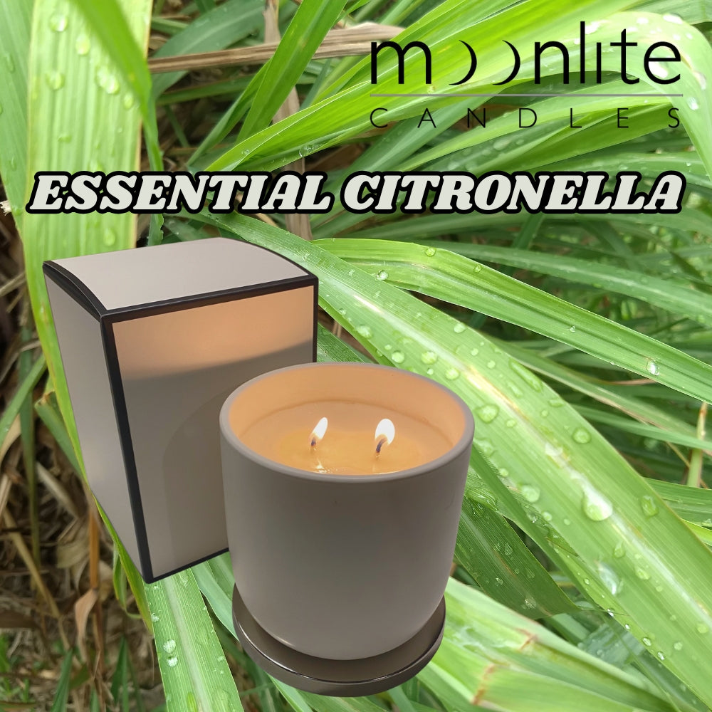 Essentials: Citronella - Essential Oil - Soy Jar Candle