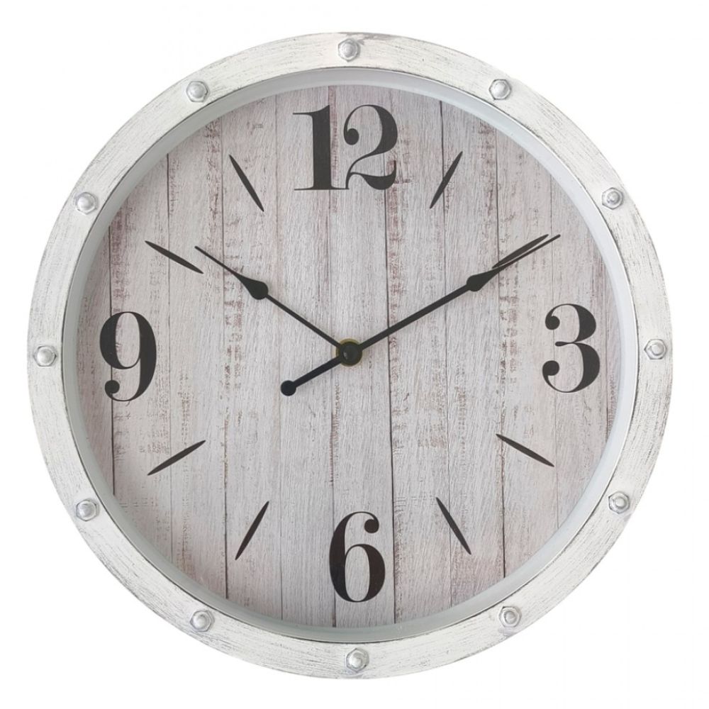 Clock.White. 29cm