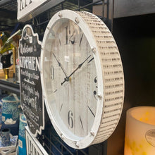 Load image into Gallery viewer, Clock.White. 29cm
