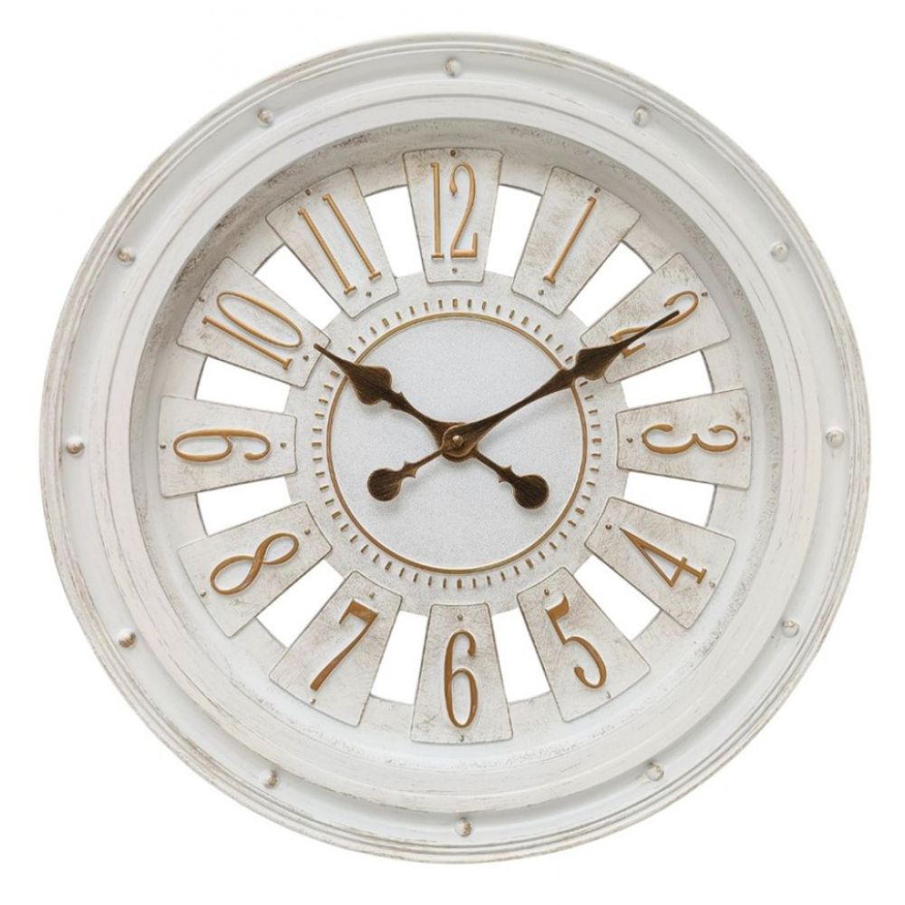 Clock. White Classic. 51cm