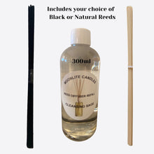Load image into Gallery viewer, Cleansing Sage - Reed Diffuser Refill Fragrance 300ml Bottle + Set of Reeds
