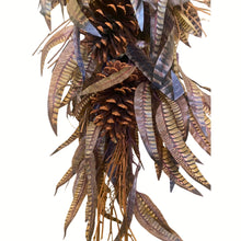 Load image into Gallery viewer, Feather Swag with Birds Nest and Pine Cones. Artificial. 80cm
