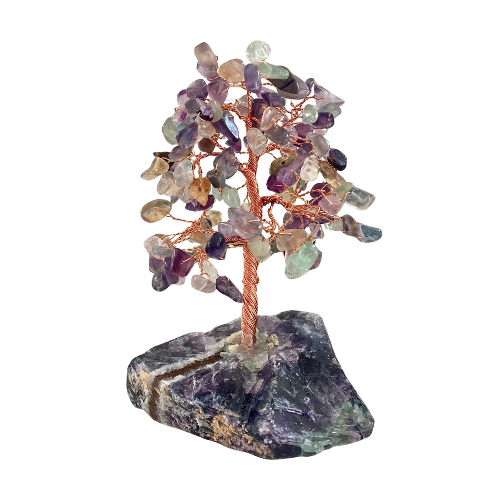 Fluorite Crystal Tree. 135 Crystals.