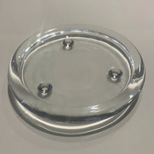 Load image into Gallery viewer, Candle Plate. Glass. 11cm.
