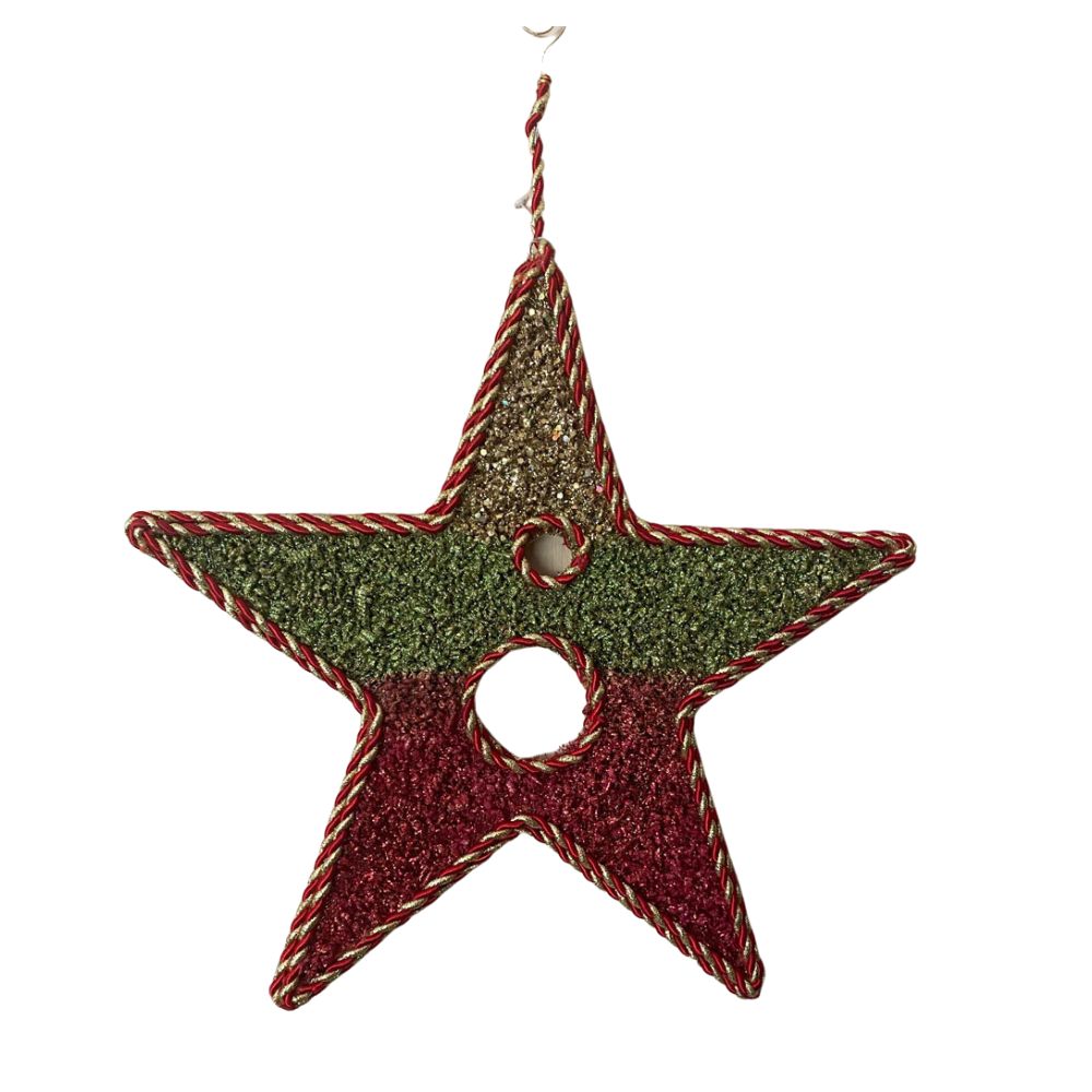 Large Traditional Star Hanging Ornament. 45cm