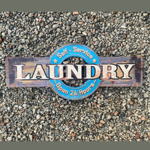Load image into Gallery viewer, Laundry. Metal Sign. 45cm
