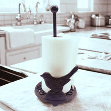 Load image into Gallery viewer, Bird Paper Towel Holder. Cast Iron.
