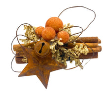 Load image into Gallery viewer, Cinnamon Sticks. Rustic Stars 4inch Mini Hanging Fragrance Infused.
